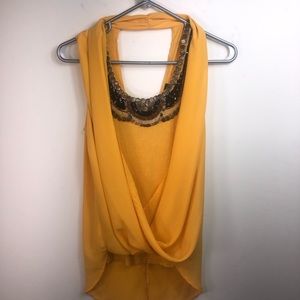 Xoxo Yellow Blouse Size S